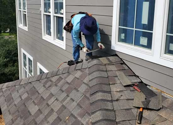 Roof installation.